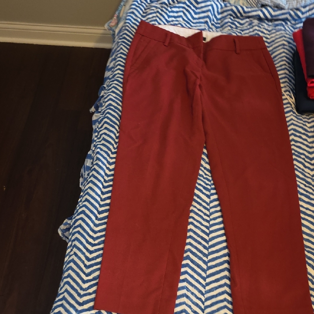 LOFT Men's Chinos in Deep Red